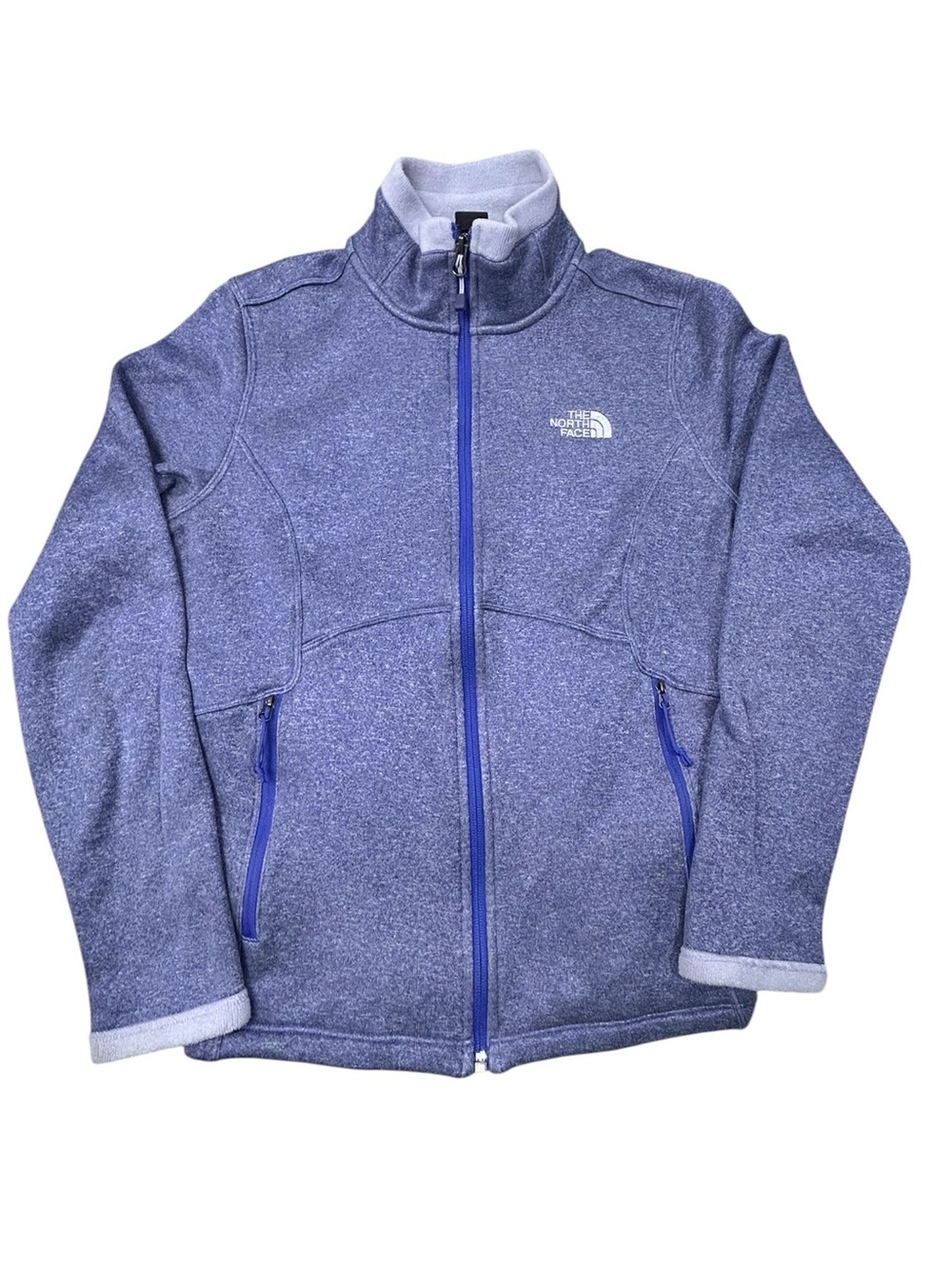 The North Face Agave Fleece Jacket Heathered Purple Women’s M Full Zip